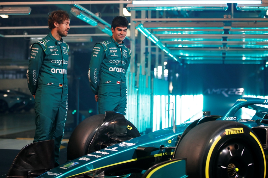 Sebastian Vettel, Aston Martin, and Lance Stroll, Aston Martin Себастиан Фетел, Ланс Строл