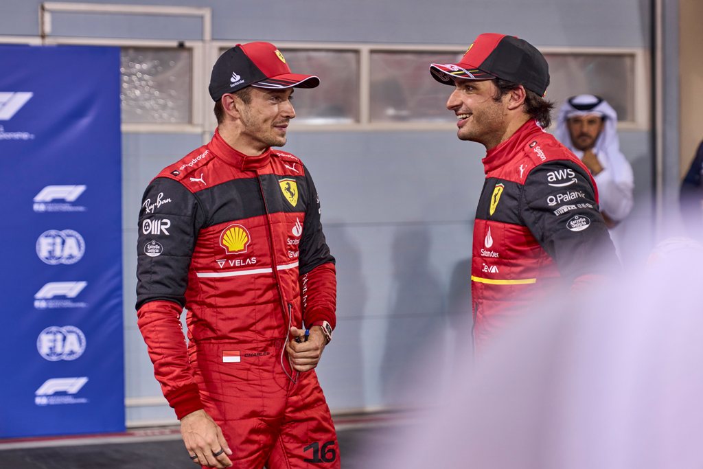 FERRARI F1 GP BAHRAIN Шарл Льоклер, Карлос Сайнц