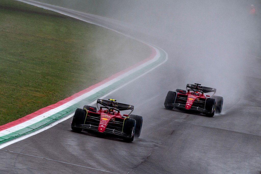 GP DELL’EMILIA ROMAGNA F1/2022 - VENERDI’ 22/04/2022 Карлос Сайнц, Шарл Льоклер, Ферари