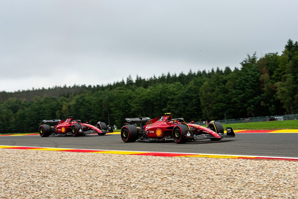 GP BELGIO F1/2022 - SABATO 27/08/2022 Карлос Сайнц, Шарл Льоклер, Ферари