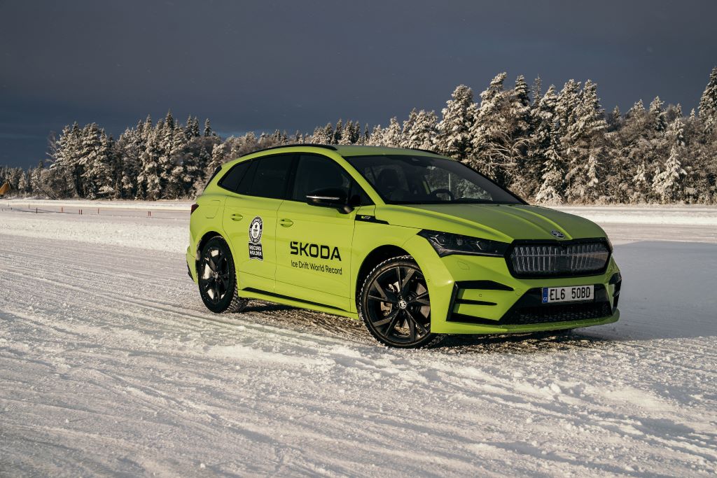 Škoda Enyaq RS iV постави два рекорда на Гинес