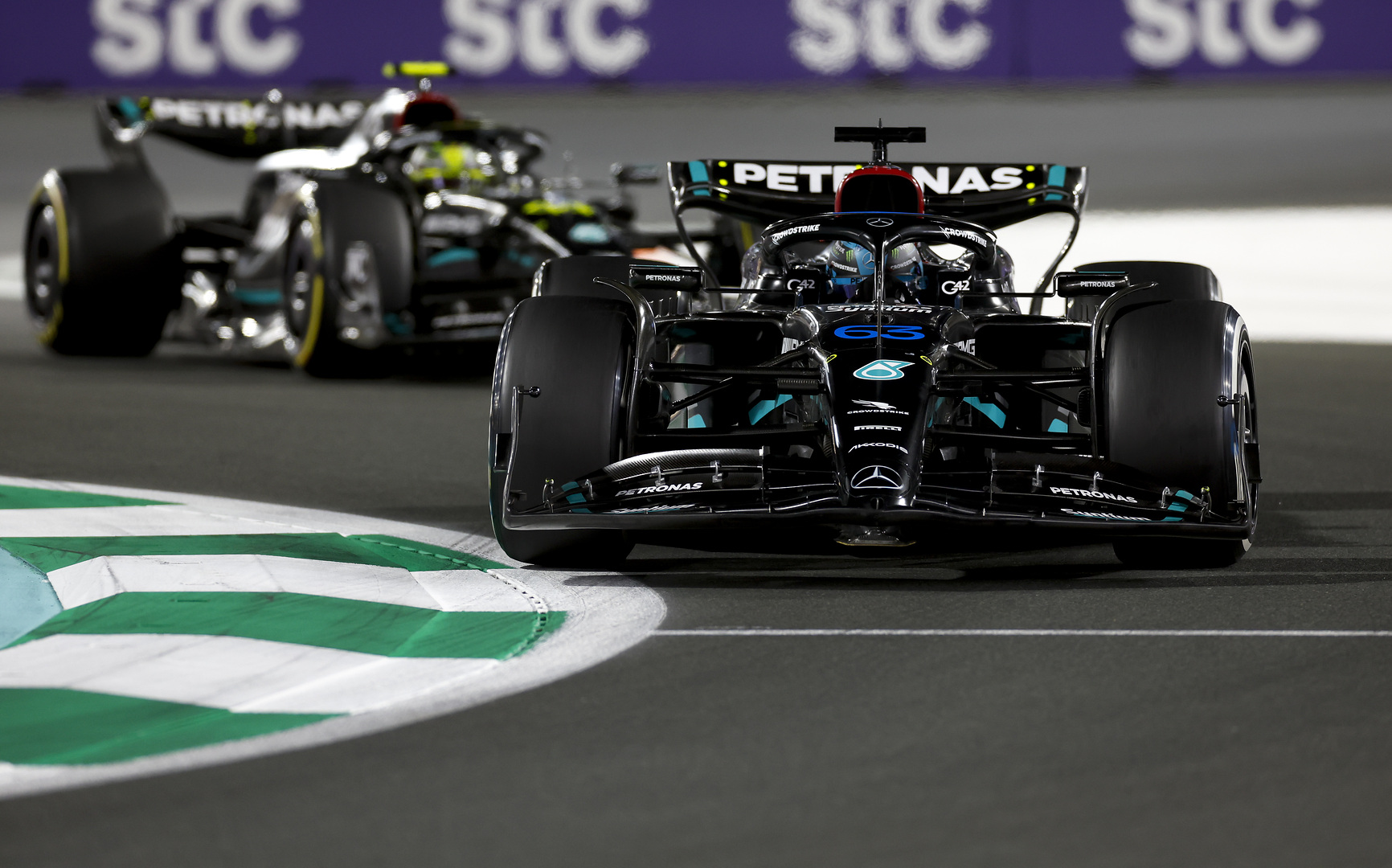 2023 Saudi Arabian Grand Prix,Sunday - Jiri Krenek Джордж Ръсел, Люис Хамилтън, Мерцедес