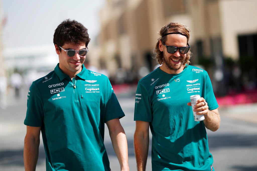 Lance Stroll, Aston Martin, and Sebastian Vettel, Aston Martin Ланс Строл, Себастиан Фетел
