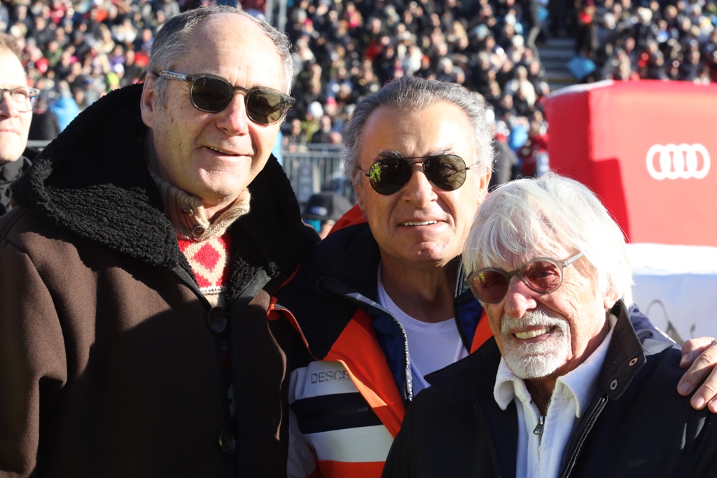 Bernie ECCLESTONE , Jean ALESI, Gerhard BERGER, Герхард Бергер, Жан Алези, Бърни Екълстоун