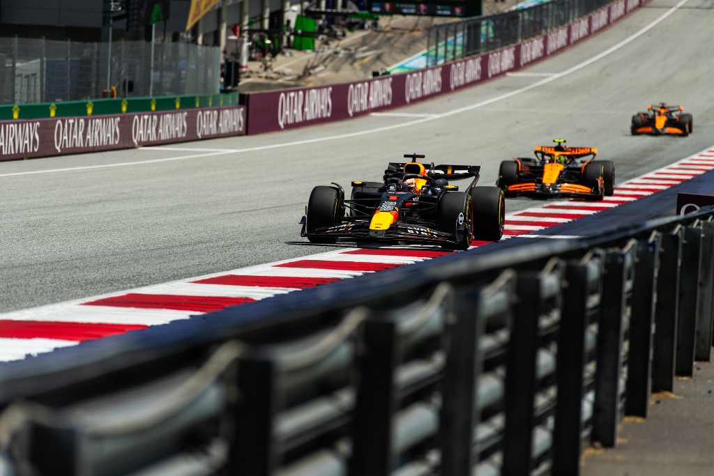 Spielberg/Austria - 29 June 2024 - Formula 1 Sprint Race at the Red Bull Ring Макс Верстапен, Ландо Норис