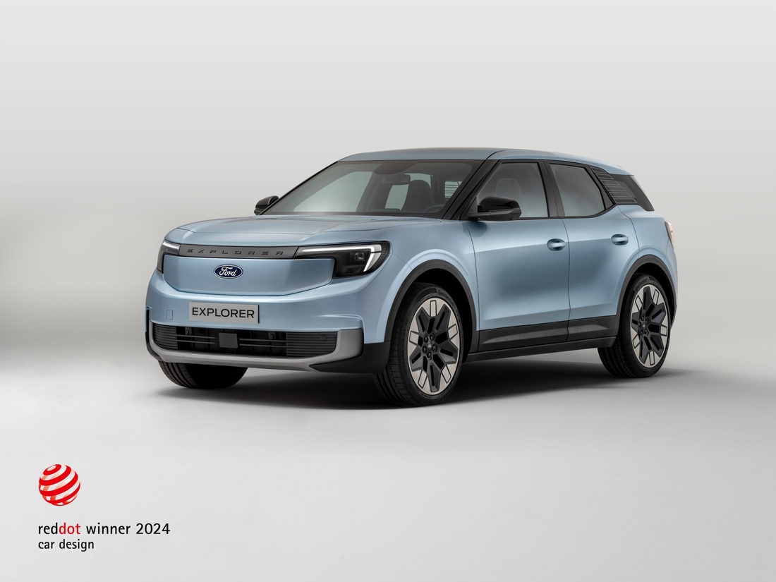 2024_The All-Electric FordExplorer_Award_Winner_result Ford Explorer с награда Red Dot