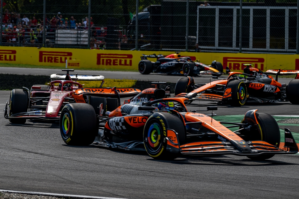 Charles Leclerc, Ferrari, Italian Grand Prix 2024, Monza Circuit, Italy Макларън, Ферари, Ландо Норис, Оскар Пиастри, Шарл Льоклер