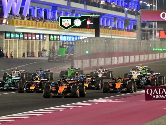 Оскар Пиастри, Джордж Ръсел, Ландо Норис, Макс Верстапен, Ред Бул F1, Макларън F1