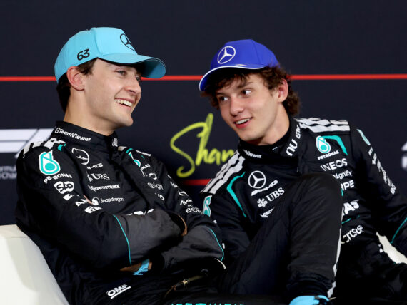 Джордж Ръсел, Андреа Кими Антонели, Мерцедес F1