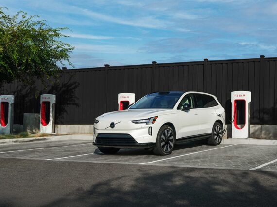 Volvo, Tesla Supercharger