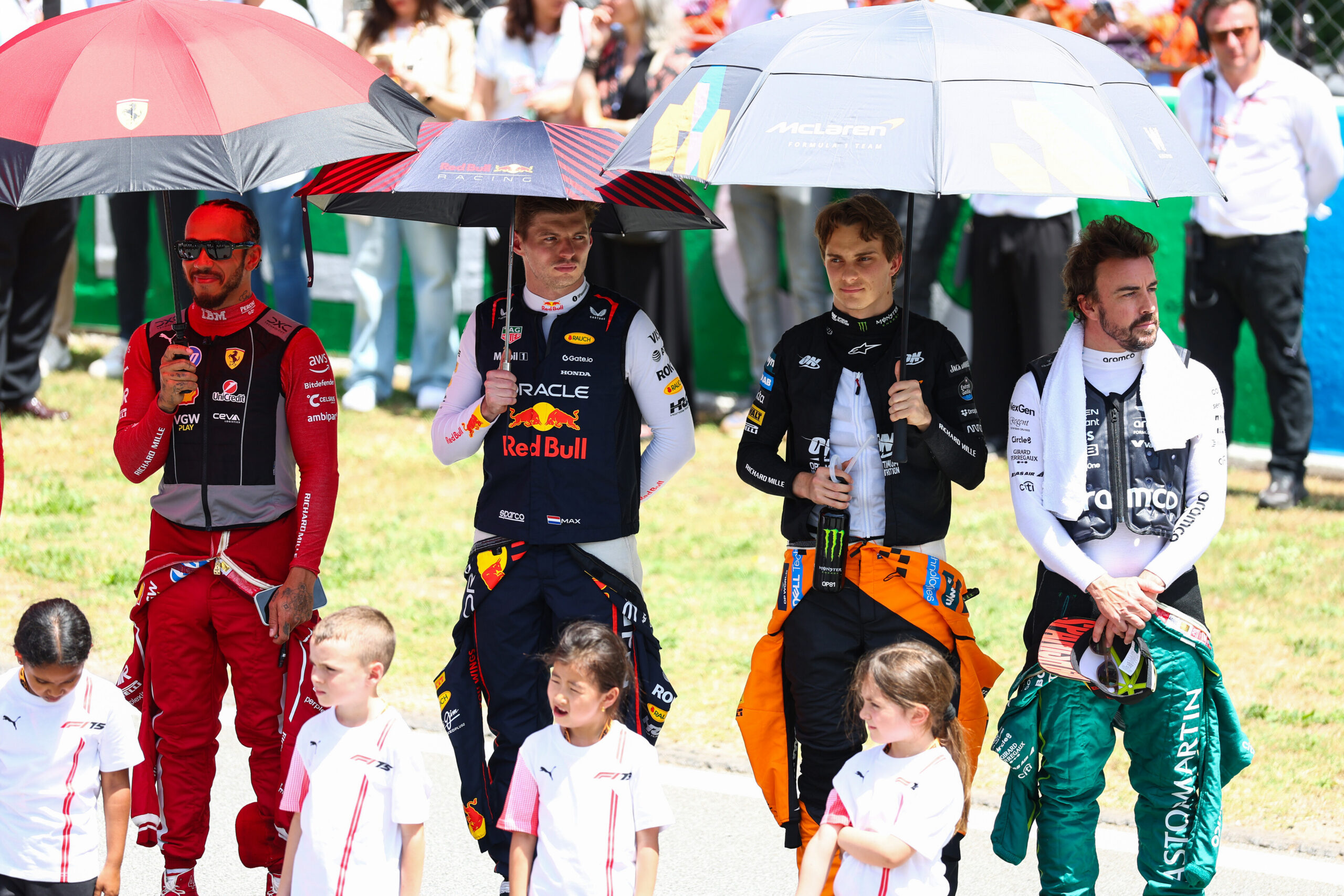 F1 Grand Prix of Spain Люис Хамилтън, Макс Верстапен, Оскар Пиастри, Фернандо Алонсо
