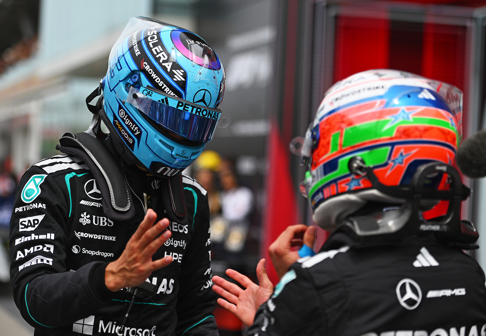 F1 Grand Prix of Canada - Sprint & Qualifying Джордж Ръсел, Андреа Кими Антонели