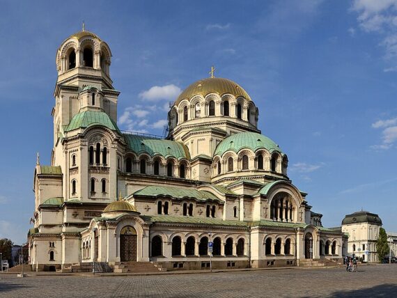 Alexander Nevsky Cathedral, Sofia (by Pudelek)